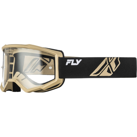 Fly Racing Youth Focus Goggle - Black / Khaki (2026)