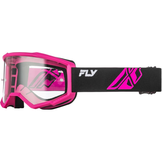 Fly Racing Youth Focus Goggle - Black / Pink (2026)