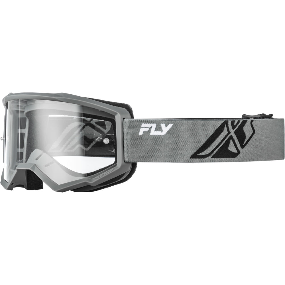 Fly Racing Youth Focus Goggle - Grey / Black (2026)