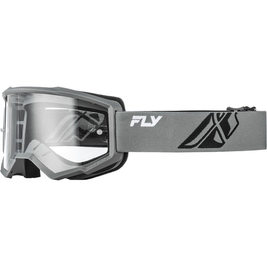 Fly Racing Youth Focus Goggle - Grey / Black (2026)