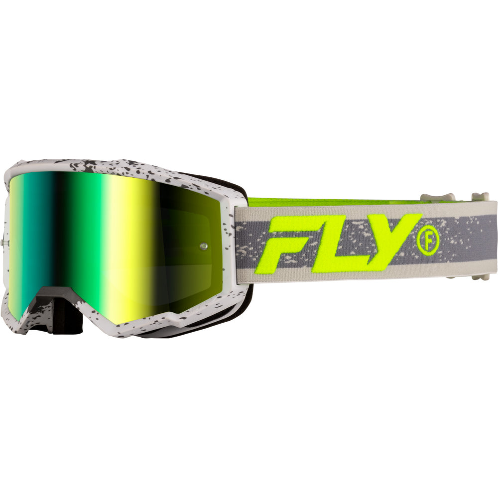 Fly Racing Zone Goggle - Dark Grey / Hi-Vis (2025)