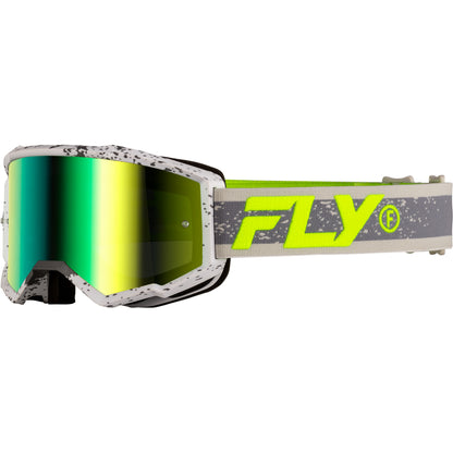 Fly Racing Zone Goggle - Dark Grey / Hi-Vis (2025)
