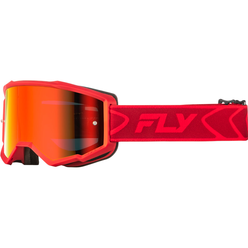 Fly Racing Youth Zone Goggle - Red / Crimson (2026)