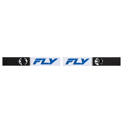 Fly Racing Zone Pro Goggle - White / Blue (2025)