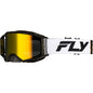 Fly Racing Zone Pro Goggle - White / Black / Gold (2025)