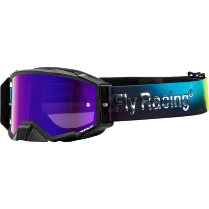 Fly Racing Zone Elite Legacy Goggle - Fuschia / Electric Blue / Hi-Vis (2024)