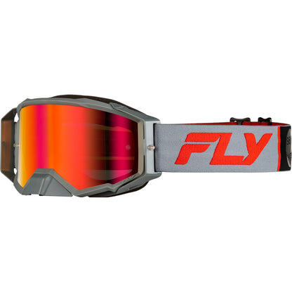 Fly Racing Zone Pro Goggle - Grey / Red (2025)