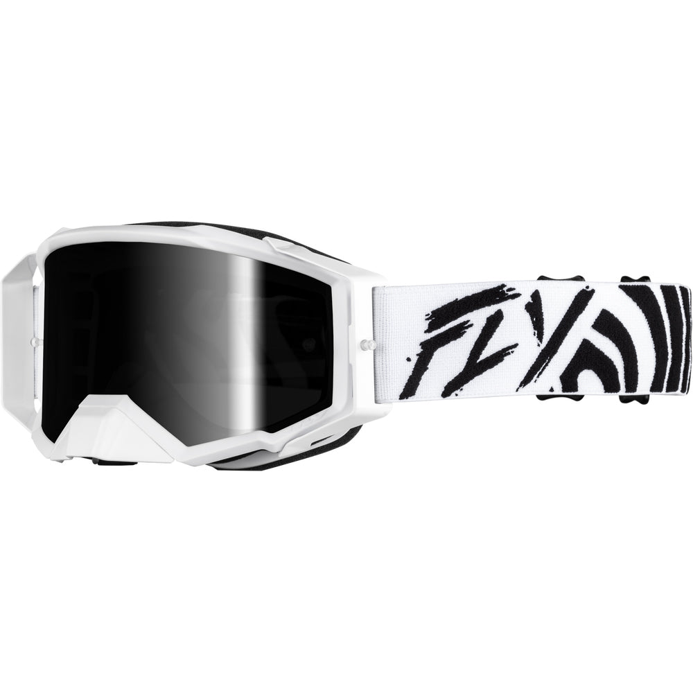 Fly Racing Zone Elite Goggle - Black / White (2025)