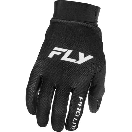 Fly Racing Pro Lite Gloves - Black with White