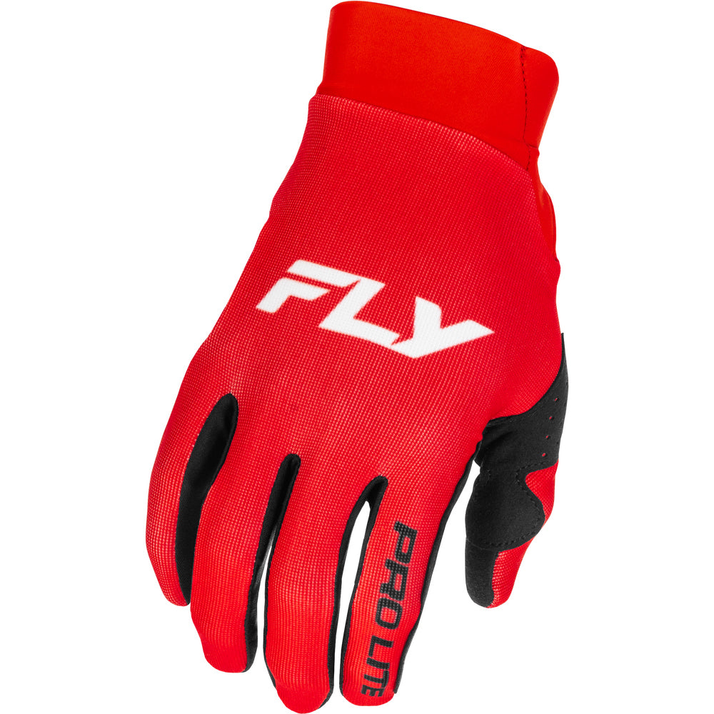 Fly Racing Pro Lite Gloves - Red and White
