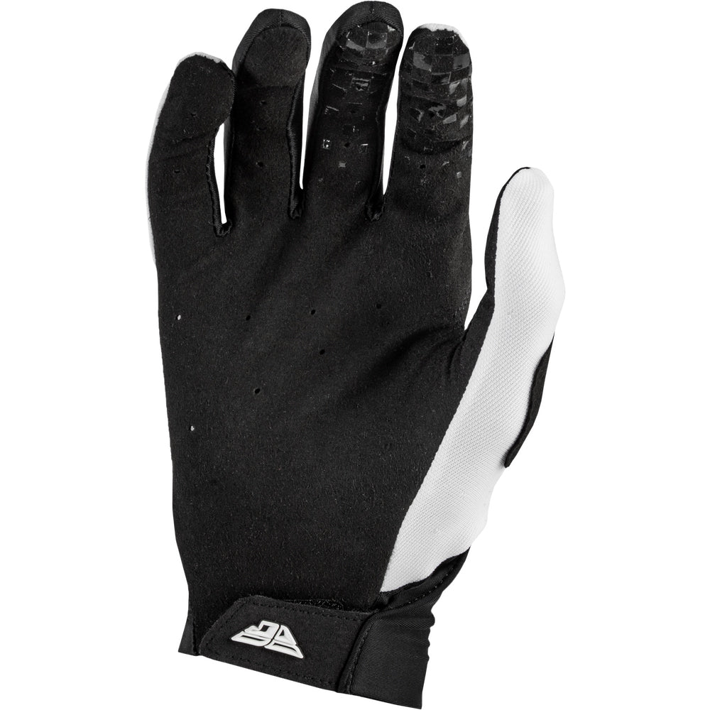 Fly Racing Pro Lite Gloves - White with Black