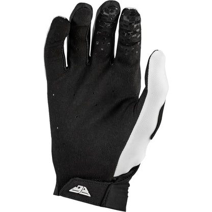 Fly Racing Pro Lite Gloves - White with Black