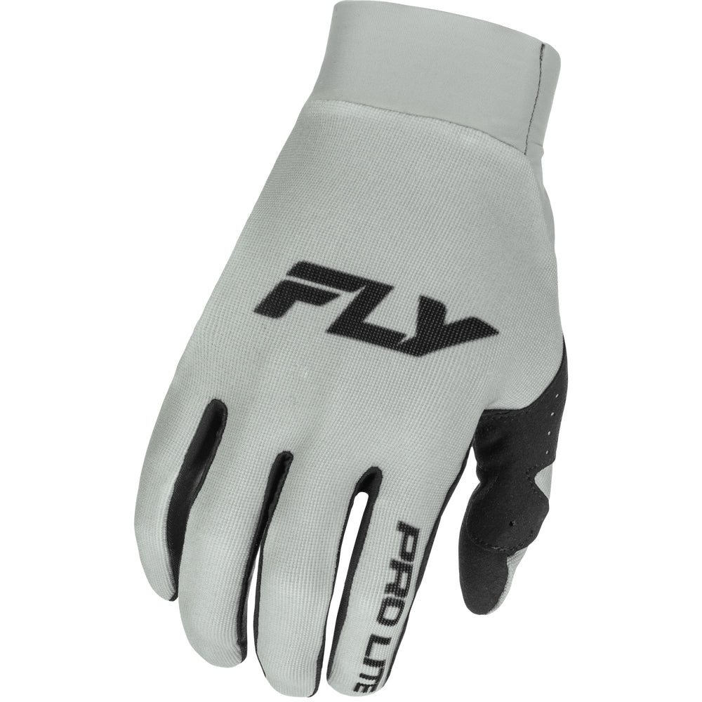Fly Racing Pro Lite Gloves - Grey with Black