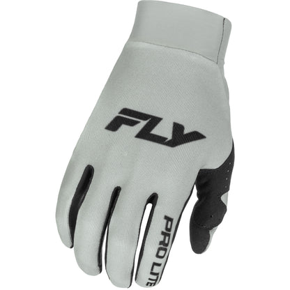 Fly Racing Pro Lite Gloves - Grey with Black