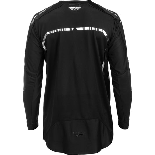Fly Racing Evolution DST SE Spark Jersey - Black with Silver