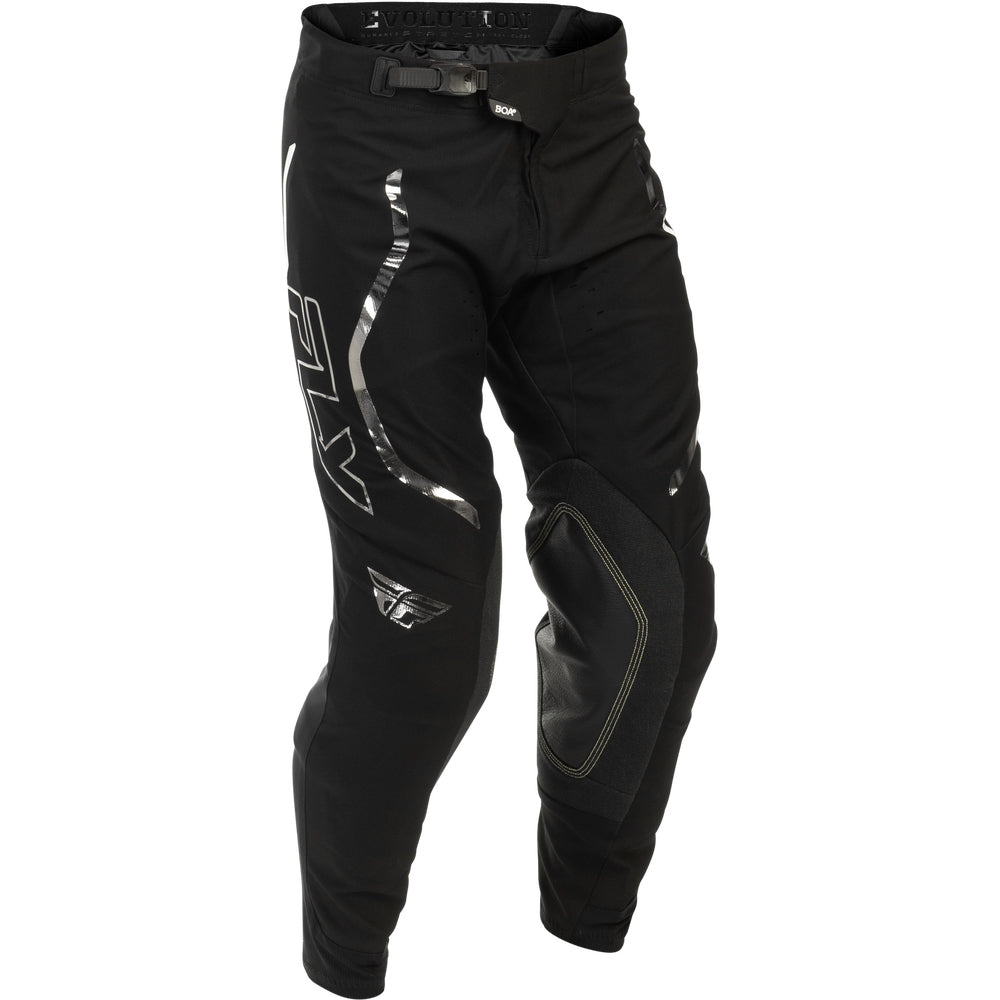 Fly Racing Evolution DST SE Spark Jersey & Pant Combo - Black with Silver