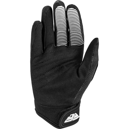 Fly Racing F-16 Youth Gloves - Black with White
