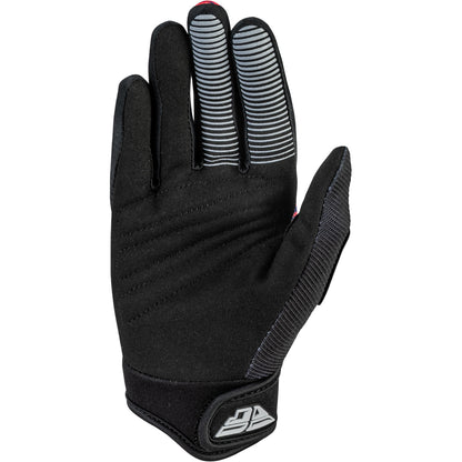 Fly Racing F-16 Youth Gloves - Black, Red with Purple