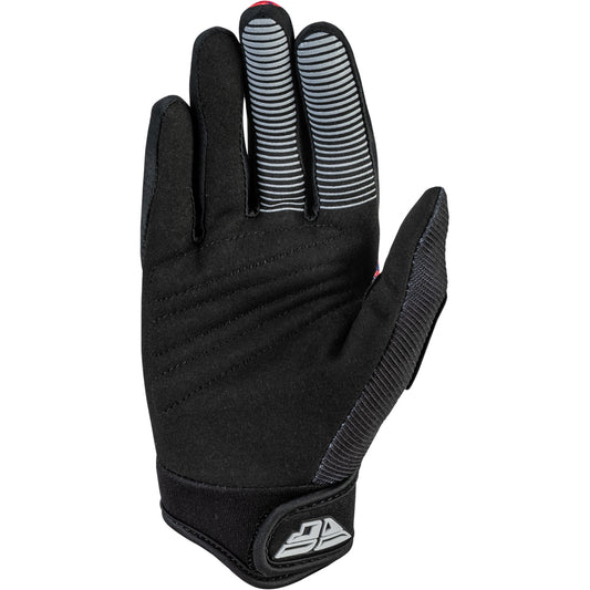 Fly Racing F-16 Youth Gloves - Black, Red with Purple