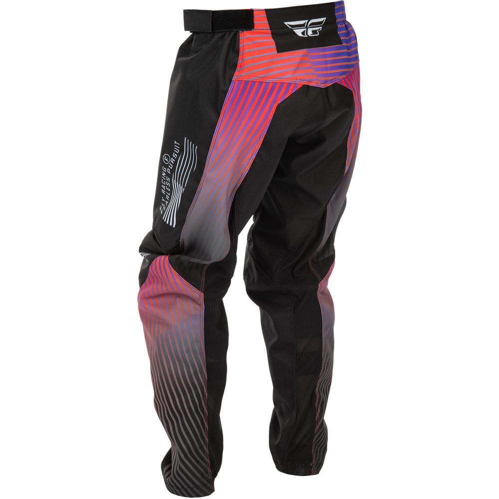 Fly Racing Youth F-16 Jersey & Pant Combo - Black, Red with Purple