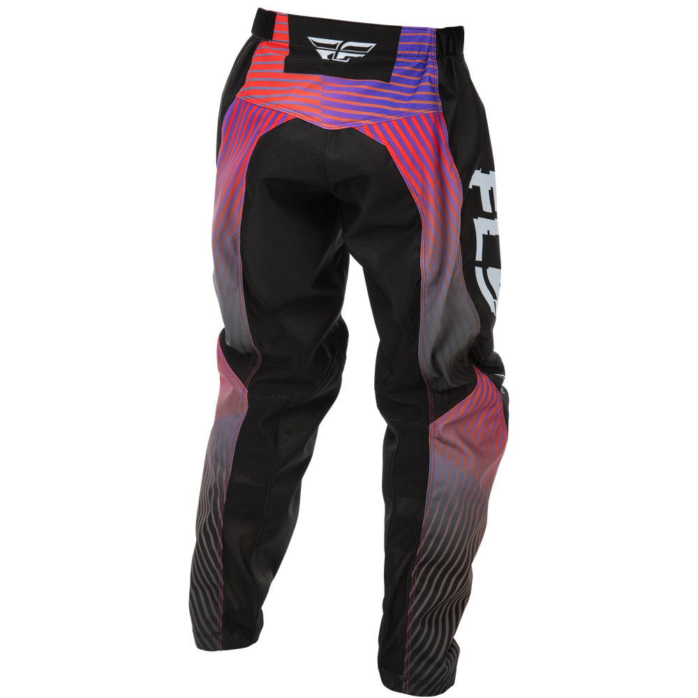 Fly Racing Youth F-16 Jersey & Pant Combo - Black, Red with Purple