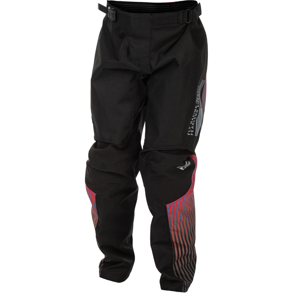Fly Racing Youth F-16 Jersey & Pant Combo - Black, Red with Purple