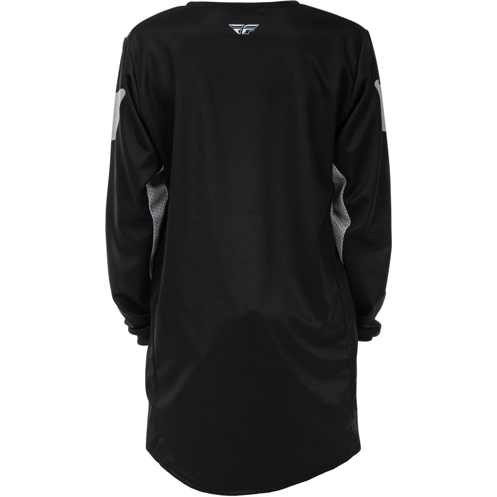 Fly Racing Youth Kinetic Jersey - Black with Grey