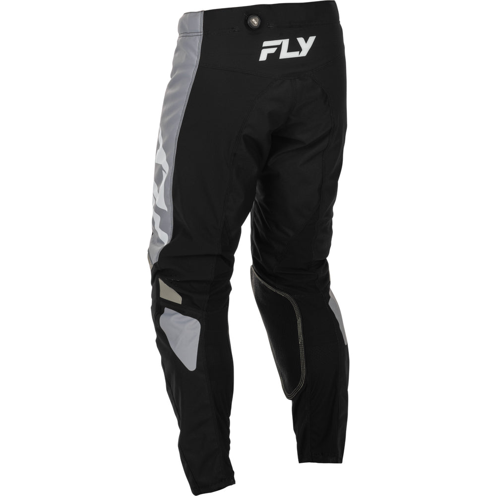 Fly Racing Kinetic Jersey & Pant Combo - Black with Grey