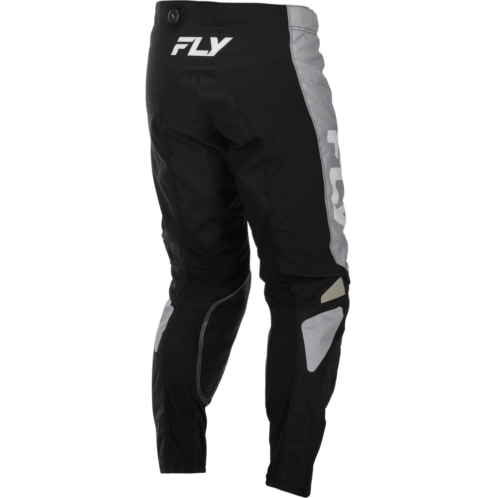 Fly Racing Kinetic Jersey & Pant Combo - Black with Grey