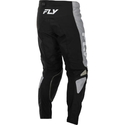 Fly Racing Kinetic Jersey & Pant Combo - Black with Grey