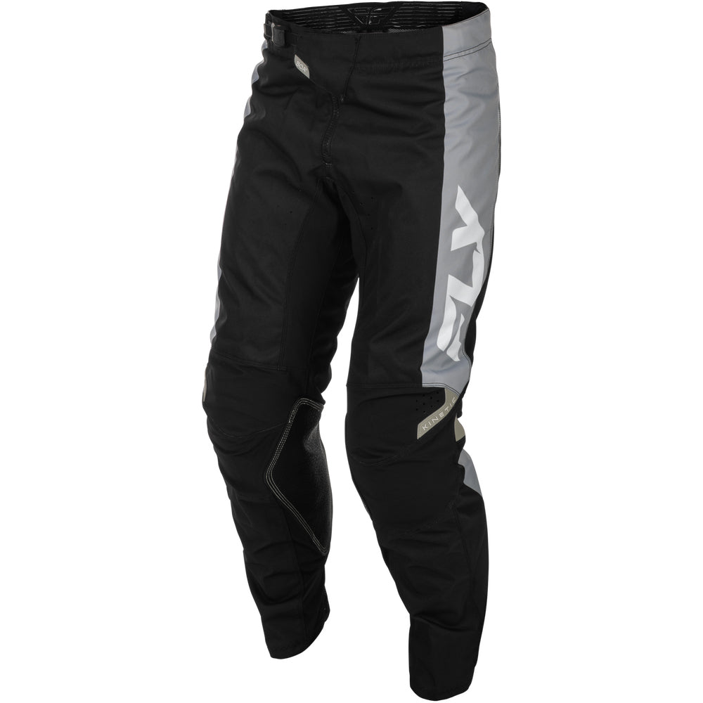 Fly Racing Kinetic Jersey & Pant Combo - Black with Grey