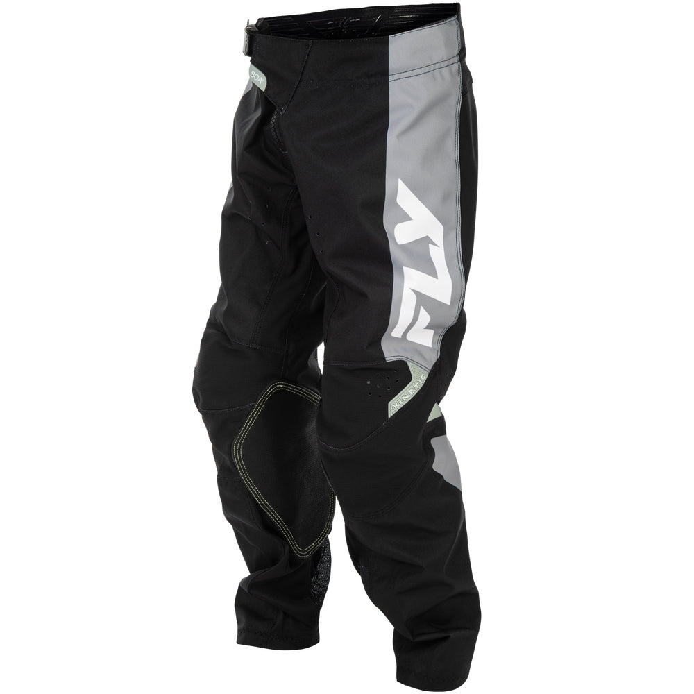 Fly Racing Youth Kinetic Jersey & Pant Combo - Black with Grey