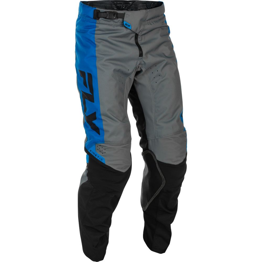 Fly Racing Kinetic Jersey & Pant Combo - Blue, Grey with Black