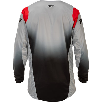 Fly Racing Kinetic dbk Jersey - Grey, Black with Red
