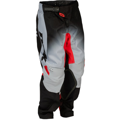 Fly Racing Youth Kinetic dbk Jersey & Pant Combo - Grey, Black with Red