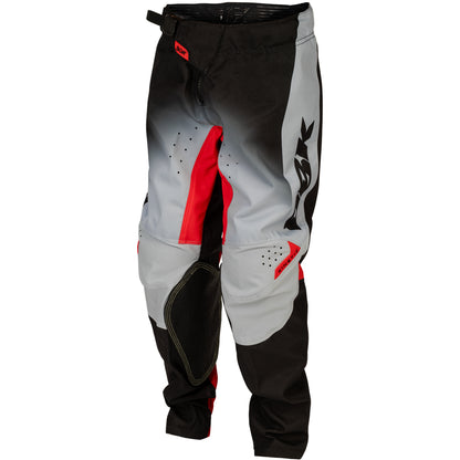 Fly Racing Youth Kinetic dbk Jersey & Pant Combo - Grey, Black with Red