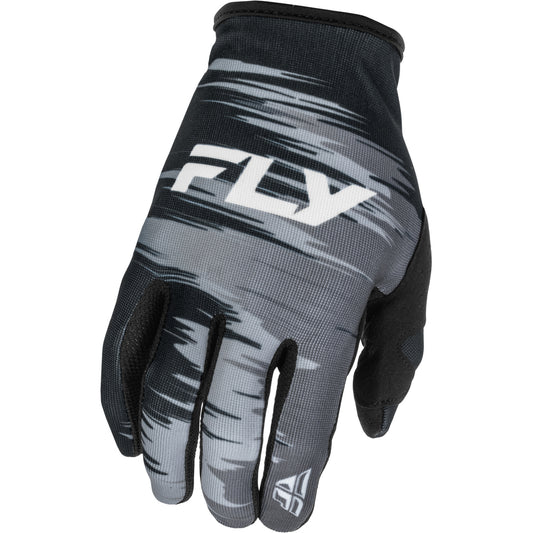 Fly Racing Women's Lite Gloves - Black, Grey with White