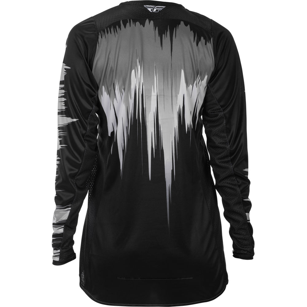 Fly Racing Women's Lite Jersey - Black, Grey with White