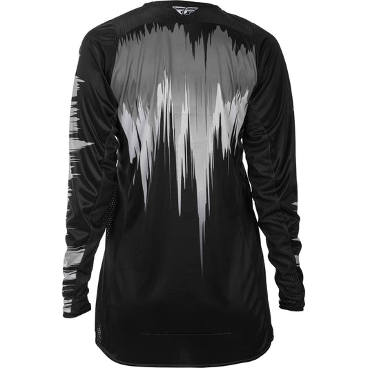 Fly Racing Women's Lite Jersey - Black, Grey with White
