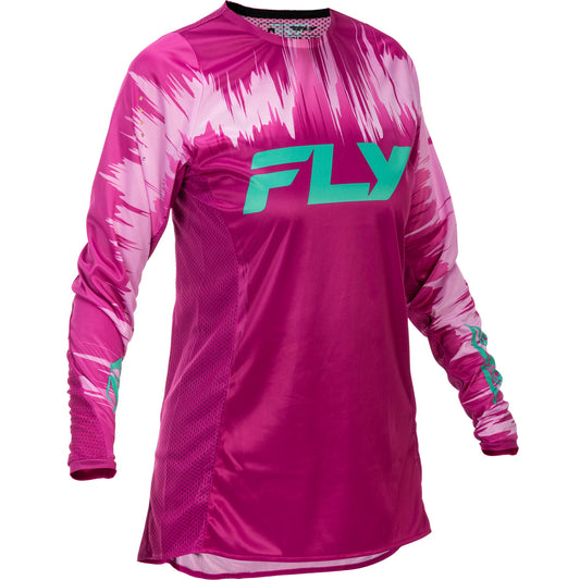 Fly Racing Women's Lite Jersey - Pink and Turquoise