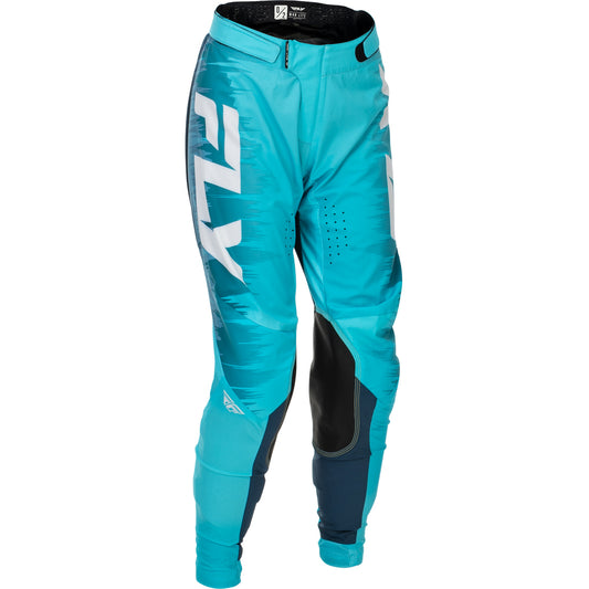 Fly Racing Women's Lite Pants - Aqua, Navy with White