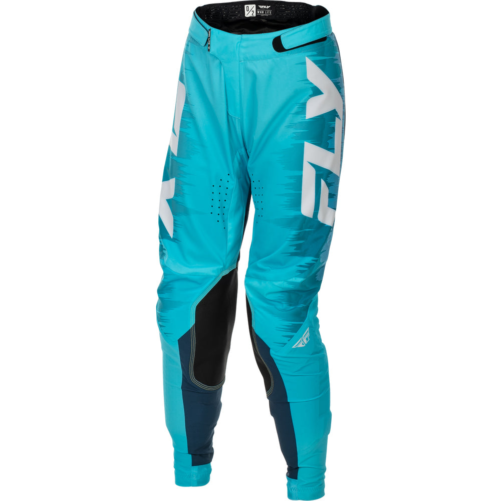 Fly Racing Women's Lite Jersey & Pant Combo - Aqua, Navy with White