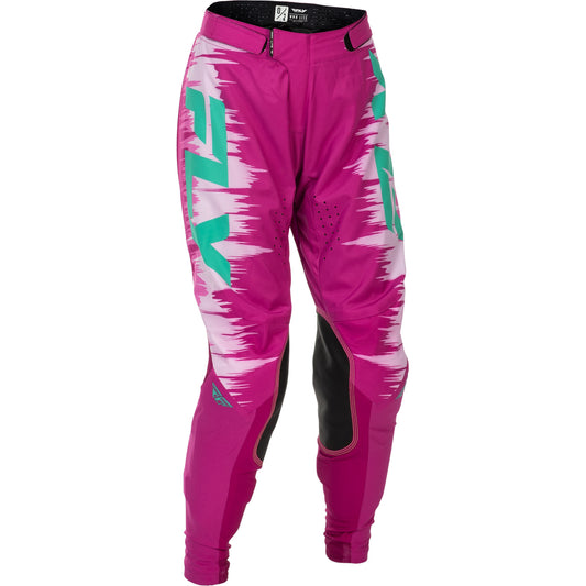 Fly Racing Women's Lite Pants - Pink with Turquoise