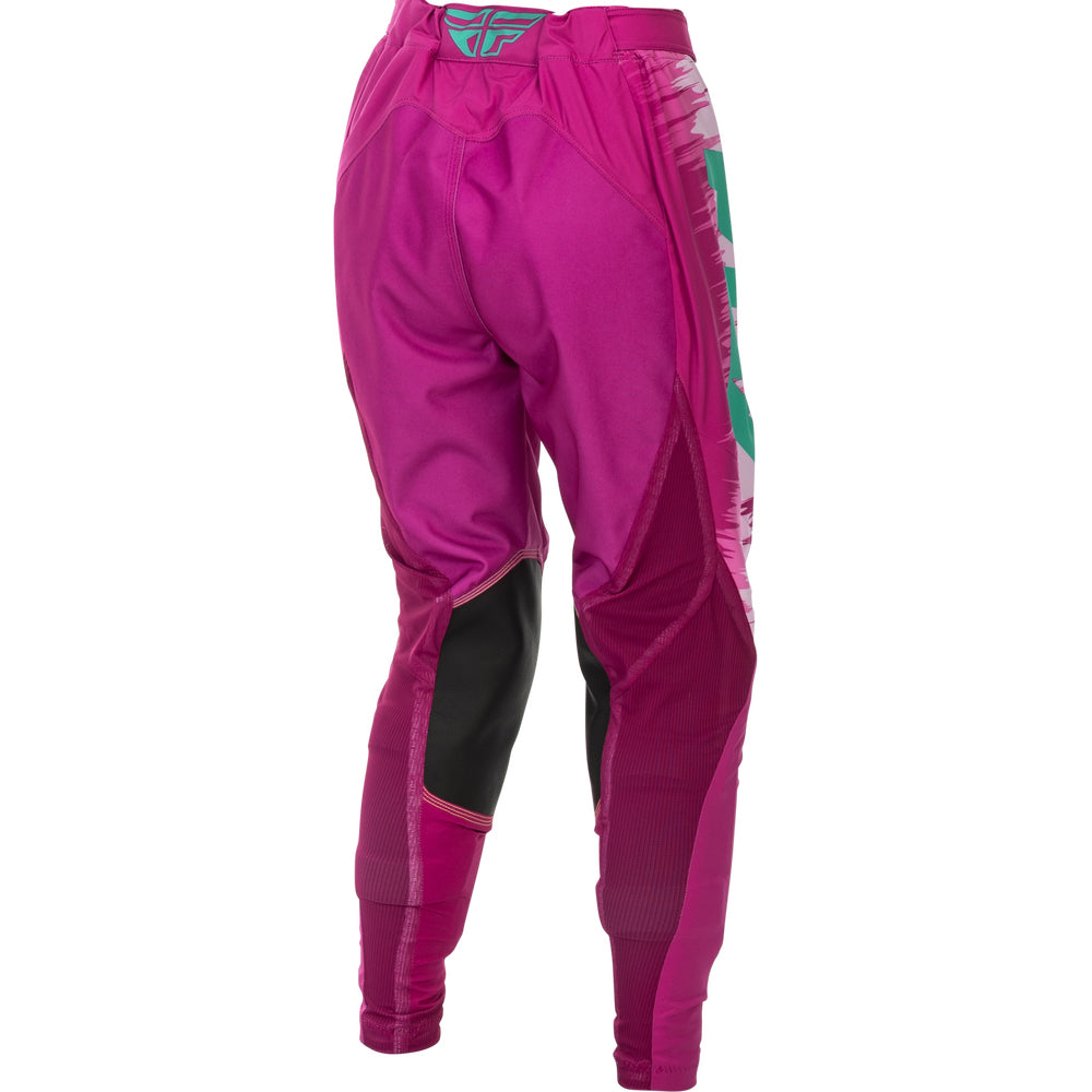 Fly Racing Women's Lite Jersey & Pant Combo - Pink with Turquoise