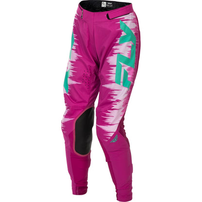 Fly Racing Women's Lite Jersey & Pant Combo - Pink with Turquoise