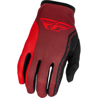 Fly Racing Lite Youth Gloves - Red with Black