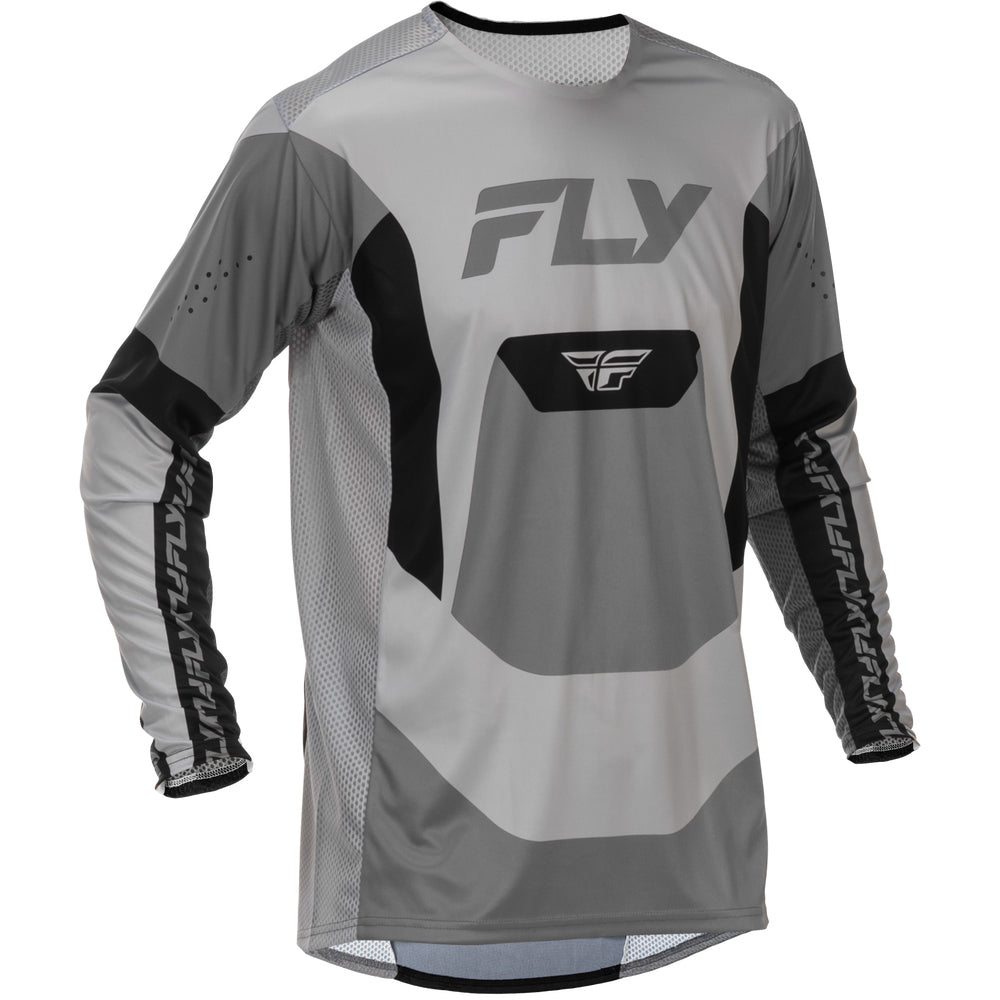 Fly Racing Lite Jersey - Grey with Black