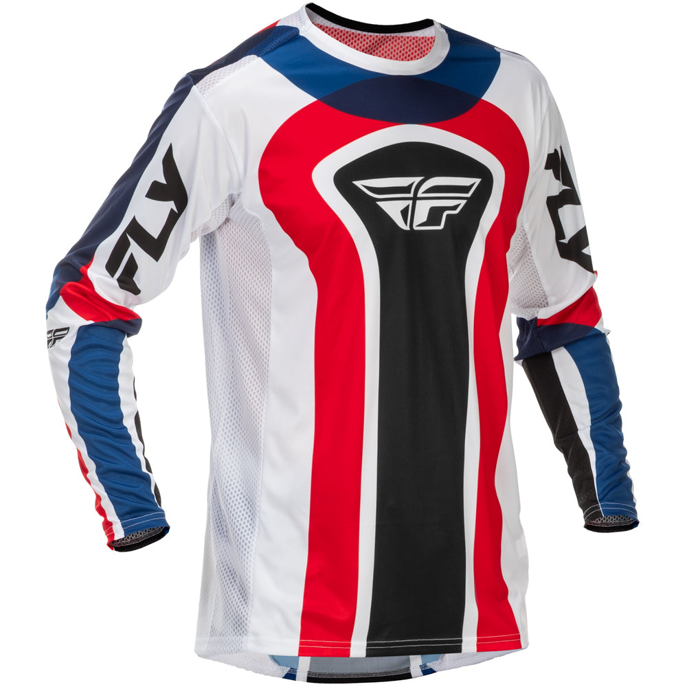 Fly Racing Lite SE Glory Jersey - Red, White with Blue