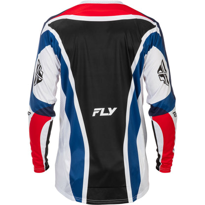 Fly Racing Lite SE Glory Jersey - Red, White with Blue