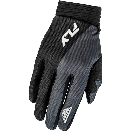 Fly Racing Women's F-16 Gloves - Grey, Black with White